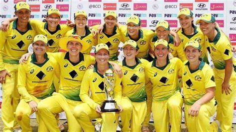 T20 Tri Series Australia Women Set Record Total To Claim Title