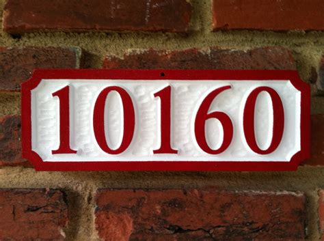 Custom Street Address Plaque House Number Plaque