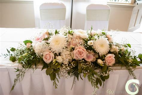Registrar Table Flowers Laurel Weddings