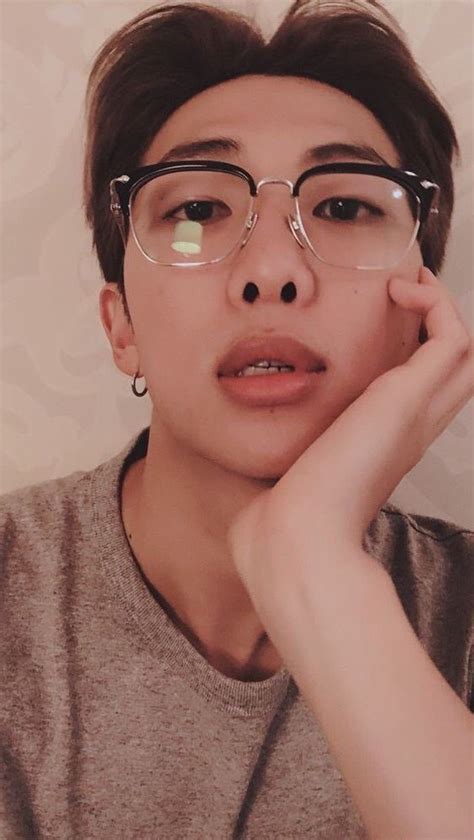 Namjoon In Glasses Pinterest