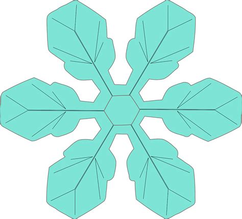 Download Snowflake Ice Crystal Crystal Royalty Free Vector Graphic
