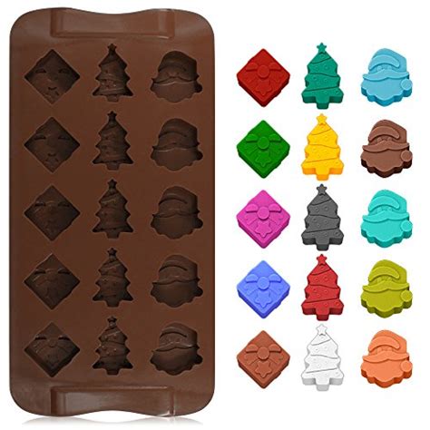 4 Pack Chocolate Candy Molds Trayssonku Silicone Baking Jelly Molds