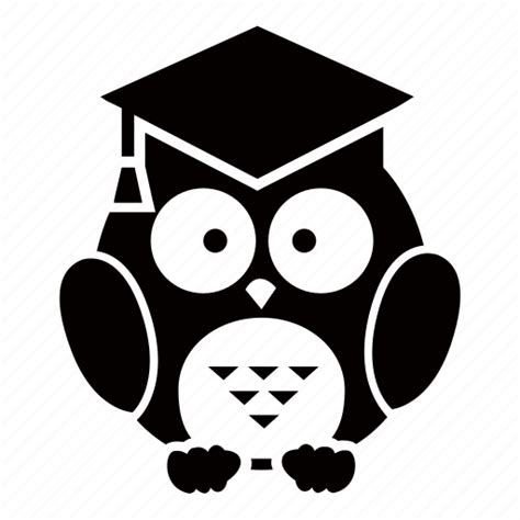 Academic Book Education Graduate Graduation Owl School Icon