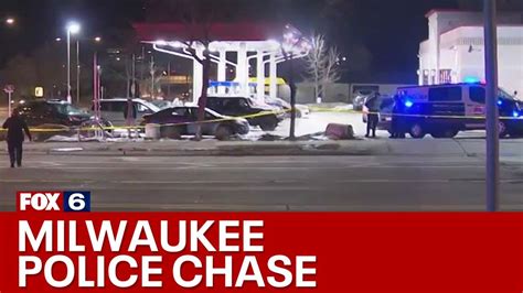 Milwaukee police chase, driver shoots himself; vehicle wanted in