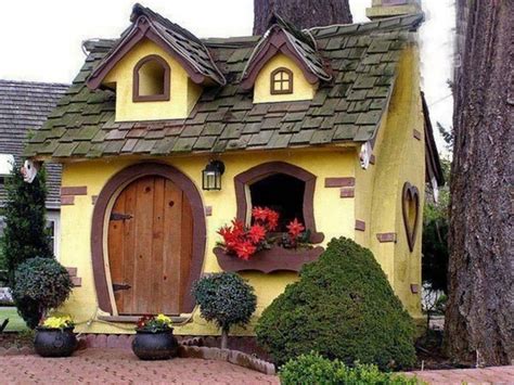 Beautiful Fairytale Cottages Upcycle Art