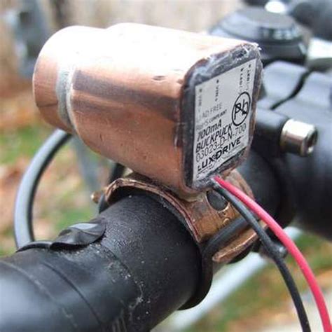 Each one contains links to different ways of implementing the project. DIY: High power LED bike light | Make: