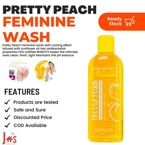 Pretty Peach Feminine Wash By Beauty And Graces Lazada Ph
