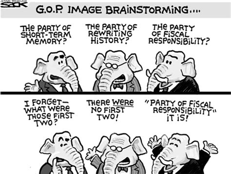 Political Irony Branding The GOP