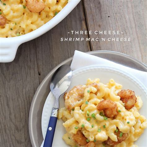 Three Cheese Shrimp Macaroni And Cheese Macaroni And Cheese Mac And