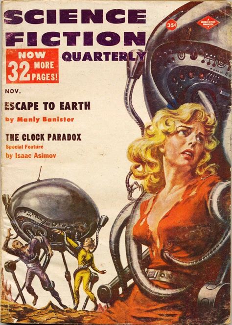 Science Fiction Quarterly November1957 Cover By Ed Emshwiller