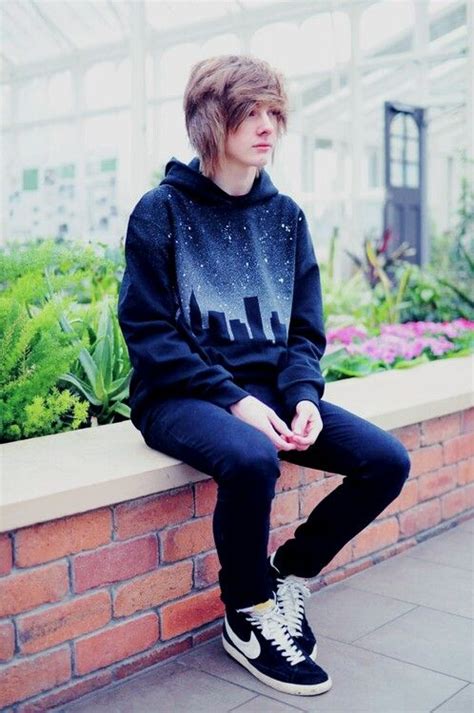 Love The Starry Landscape Sweater Emo Grunge Androgynous Hoodie