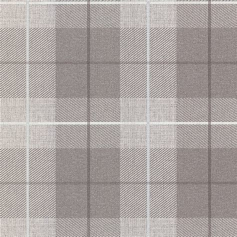 Arthouse Country Tartan Taupe Wallpaper 294903 Paste The Wall Vinyl