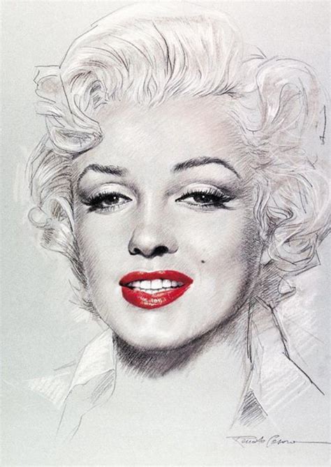 10 Dibujos De Marilyn Monroe A Lapiz