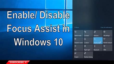 How To Use Focus Assist On Windows 10 Do Not Disturb Mode To Silence