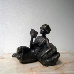 Girl Reading A Letter Sculpture By Nikola Litchkov Fine Art America