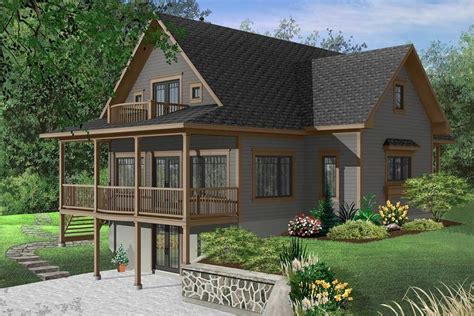 Two Story 3 Bedroom Dream Cottage For A Sloping Lot Floor Plan Lake