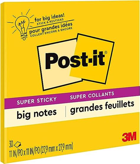100 Giant Sticky Notes Big Sticky Note Pad Pack Of Two Notebooks