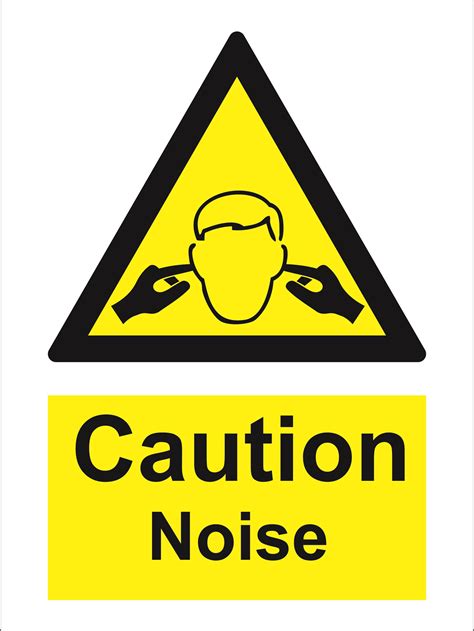 Hazard Sign Caution Noise Products Traconed