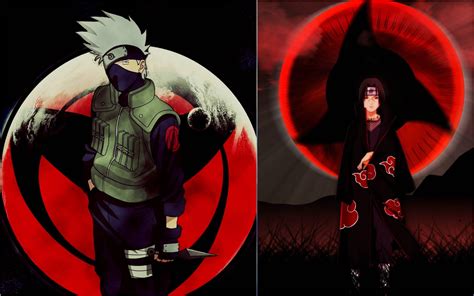 Kakashi Hatake Itachi Uchiha Art Naruto Shippuden Characters Images