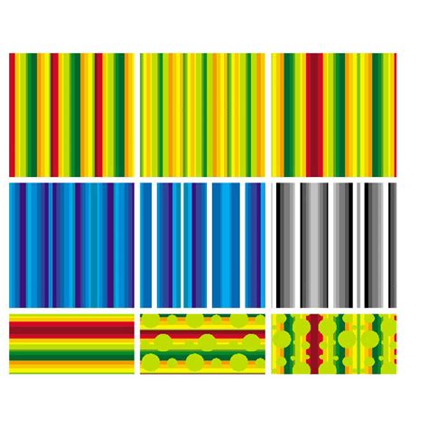 Colorful Stripes Seamless Vector Patternsai