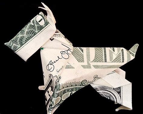 Real One Dollar Bill Origami Art Miniature Christmas Tree With Etsy