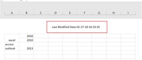 How Do I Insert Last Modified Date In Excel Header Or Footer Free