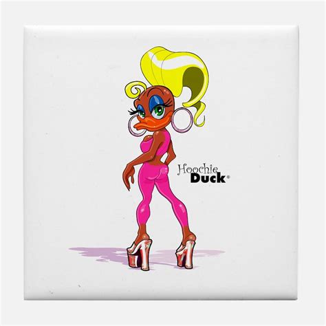 Humorous Sexy Cartoon Duck Coasters Cork Puzzle And Tile Coasters