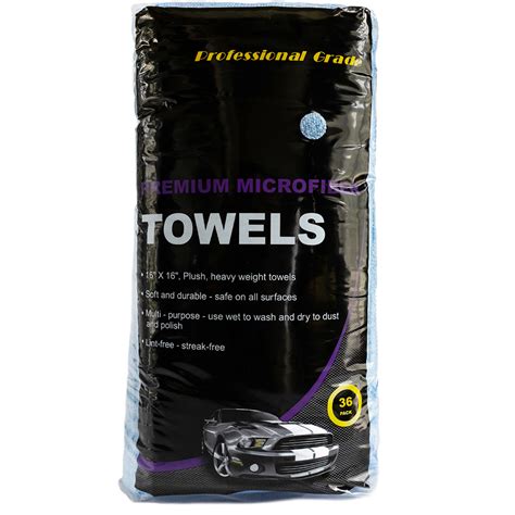 Professional Grade 36 Pack Microfiber Towel A And H Towels