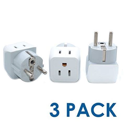 Ceptics South Africa Travel Plug Adapter Type M 3 Pack Grounded