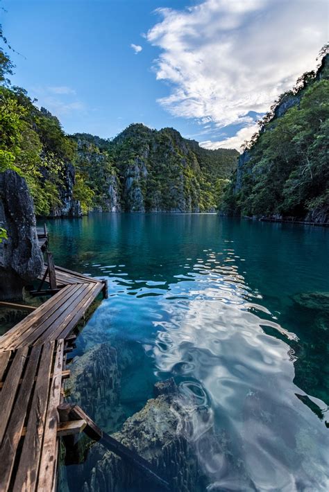 Kayangan Lake The Crystal Clear Waters Of Kayangan Lake On Coron