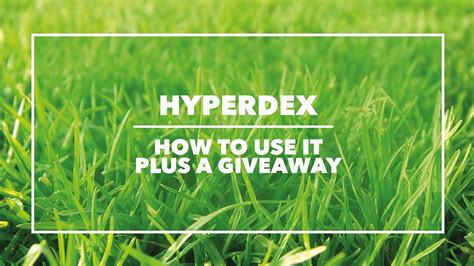Hyperdex How To Use It Plus A Giveaway Youtube