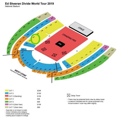 The Best Cat 1 Seats You Will Find For Ed Sheeran Singapore Concert
