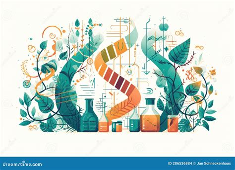 Biology Laboratory Nature And Science Plant And Environment Stock