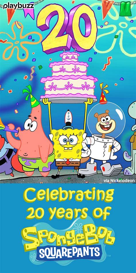 Timeline Celebrating 20 Years Of Spongebob Squarepants