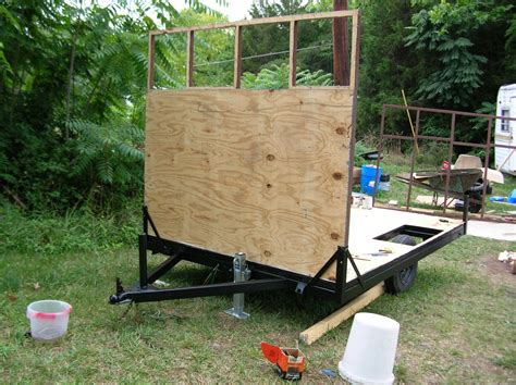 Metal frames are counted on to help the rv endure the. Build Your Own Enclosed Trailer Using A Pop-Up Camper ...