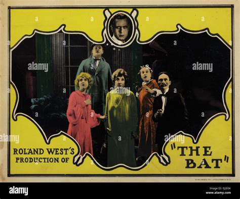 The Bat Roland West Production 1926 Scene Lobby Card Starring