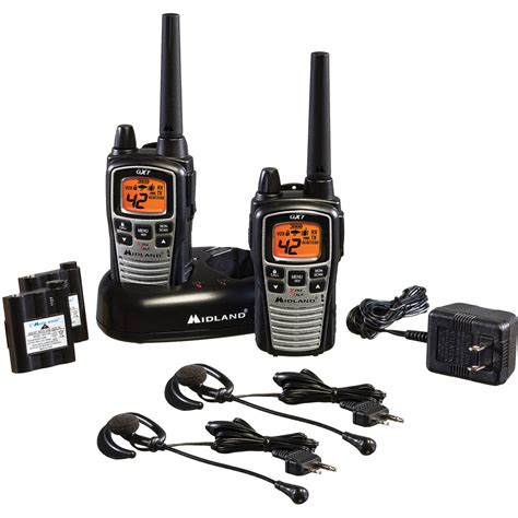 Midland Gxt860vp4 42 Channel Gmrs Radios With Noaa Gxt860vp4 Bandh