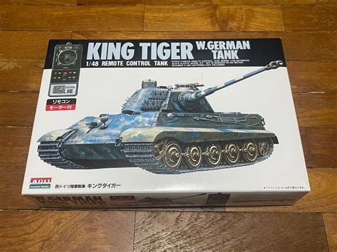 Arii 1 48 RC King Tiger Tank Remote Controlled Model Kit Hobbies
