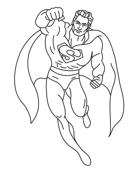 Besplatne Stranice Za Bojanje Supermana Za Ispis Za Djecu Stripovi