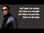 Jermaine Jackson - Blame It On The Boogie (Lyrics) ♥ - YouTube