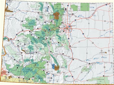 Map Of Royal Gorge Colorado Secretmuseum