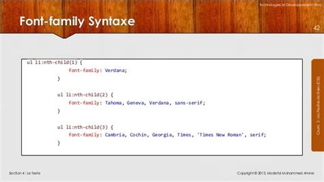 Le Langage CSS