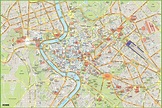 Rome tourist map - Rome travel map (Lazio - Italy)