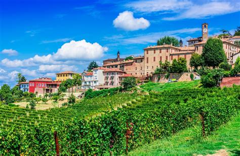 The Italian Village Of Neive Cuneo In Piedmont Italy E Borghi