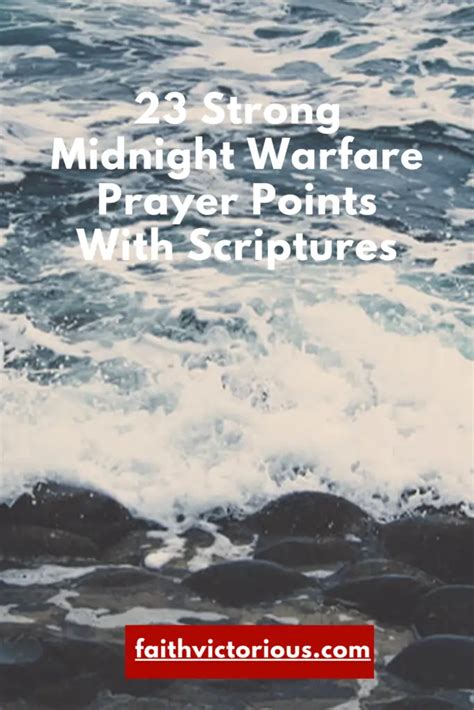 23 Strong Midnight Warfare Prayer Points With Scriptures Faith Victorious