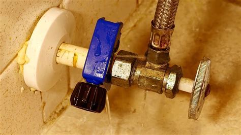 How To Fix A Leaking Water Shut Off Valve Detailed Instructions Youtube