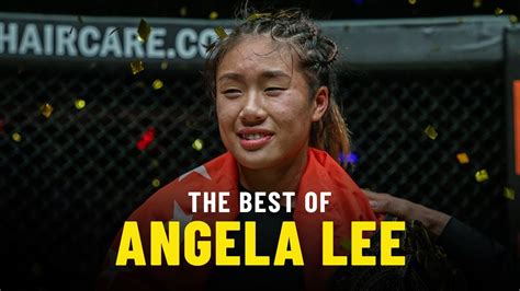The Best Of Angela Lee In One Championship Youtube
