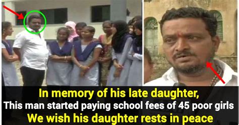 Father Starts Paying School Fees Of 45 Poor Girls In Memory Of His Late