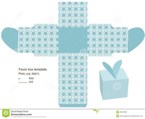 T Box Template Stock Vector Illustration Of T 26401586