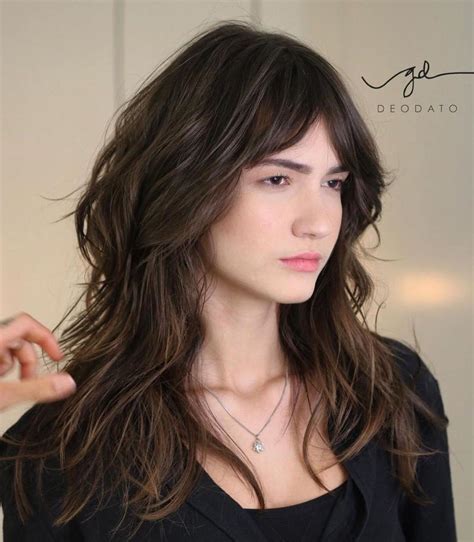 50 cute and effortless long layered haircuts with bangs long layered haircuts thick hair